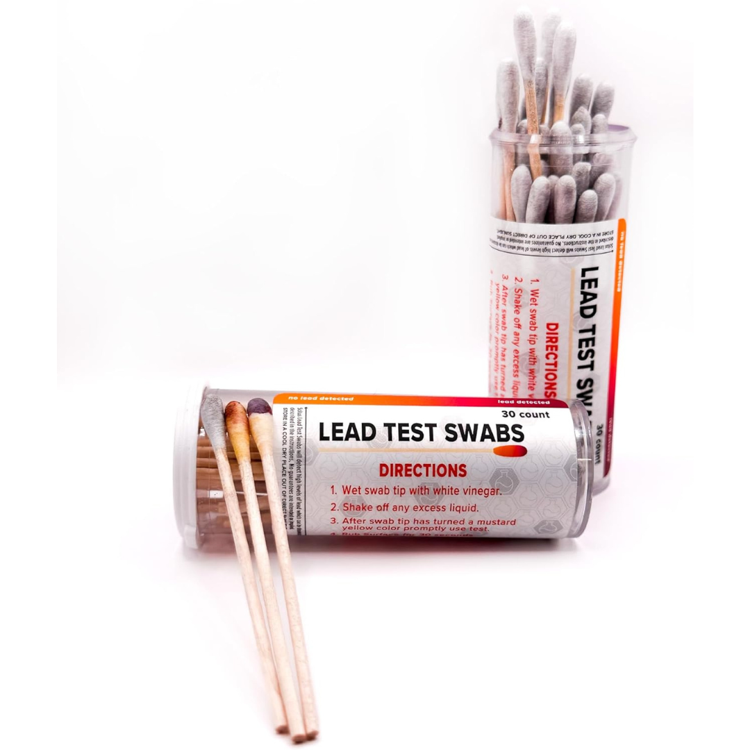 Scitus rapid lead test swabs.