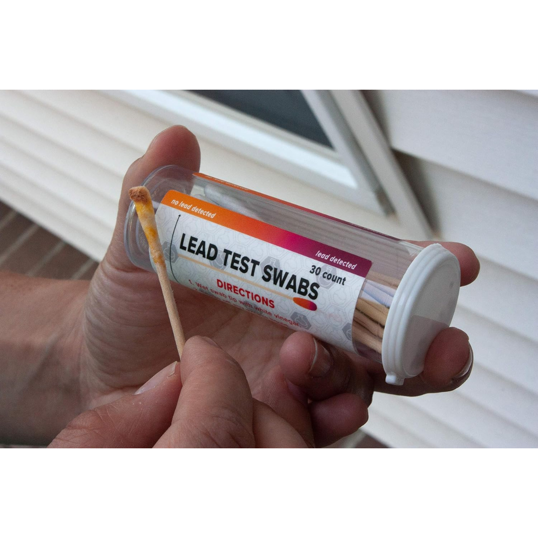 Scitus rapid lead test swabs.