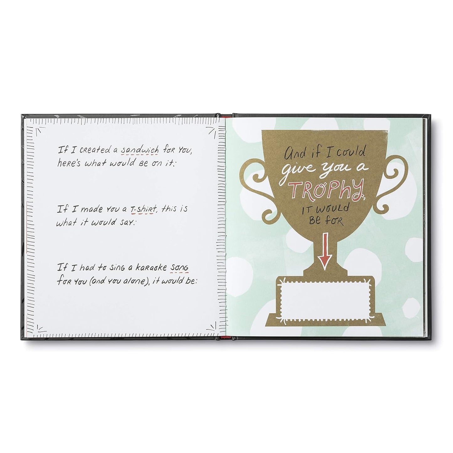 The book of you, a fill in the blanks gift book.