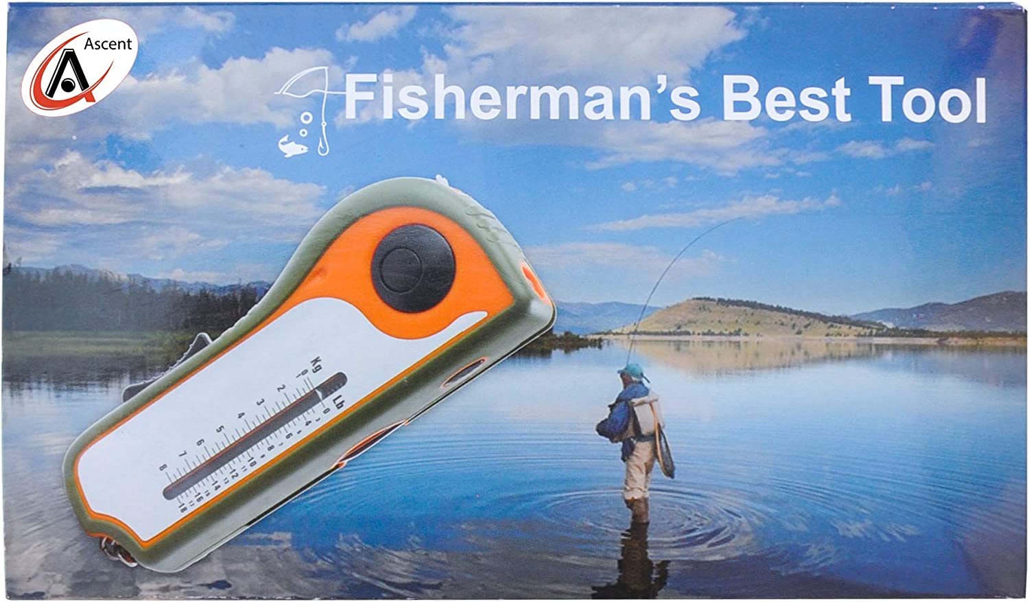 Fisherman Gift Tool Fishing Multitool - Hook Remover, Scale Scraper, Tape  Measure, Bait Cutter, Flashlight, Knife, Scissors, Weight Scale, Bottle