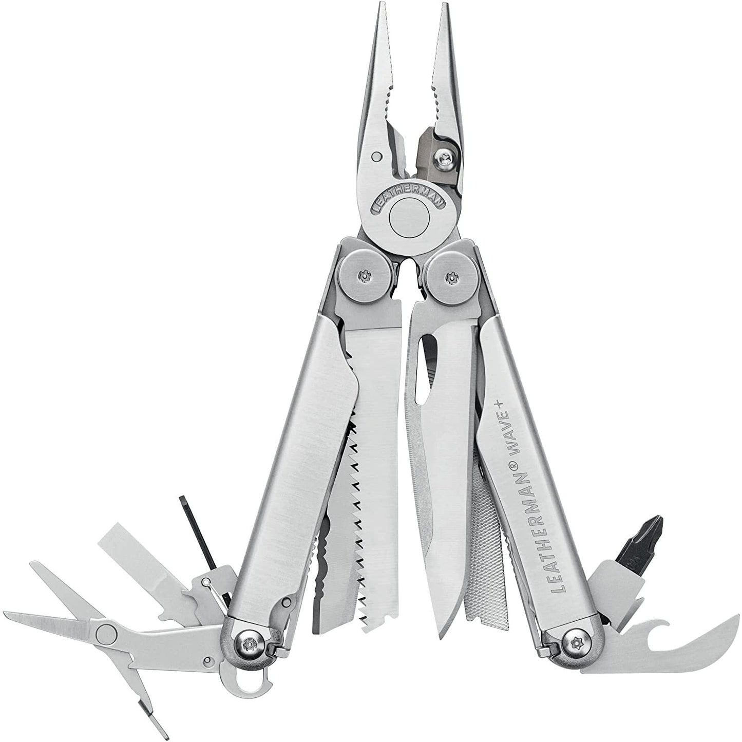 An 18-in-one pocket toolkit by Leatherman.