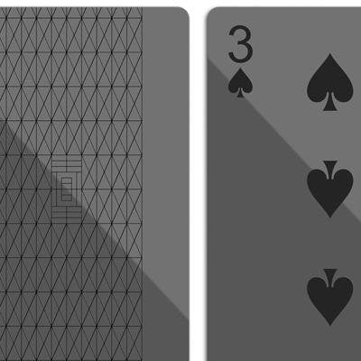 Monochromatic Deck Of Cards - OddGifts.com