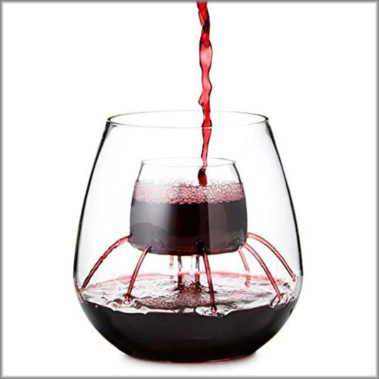 Aerating Wine Glass - OddGifts.com