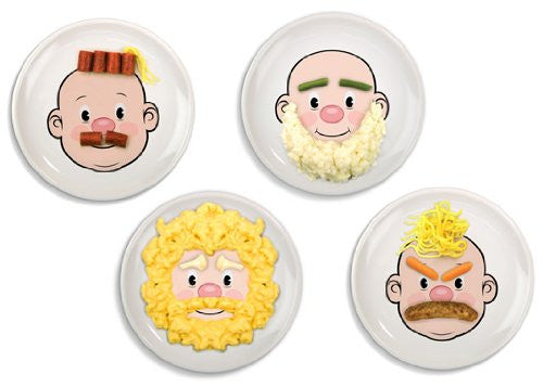 Food Face Kids Plates - OddGifts.com
