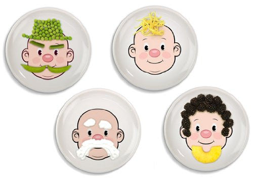 Food Face Kids Plates - OddGifts.com