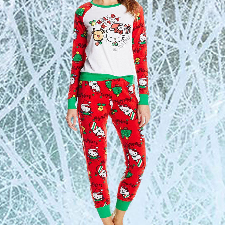 Hello Kitty Ugly Christmas Pajamas - OddGifts.com