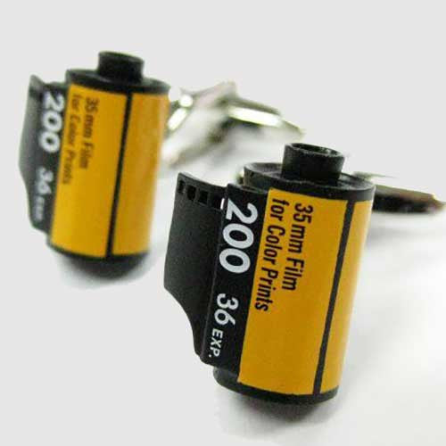 Camera Film Cufflinks - OddGifts.com