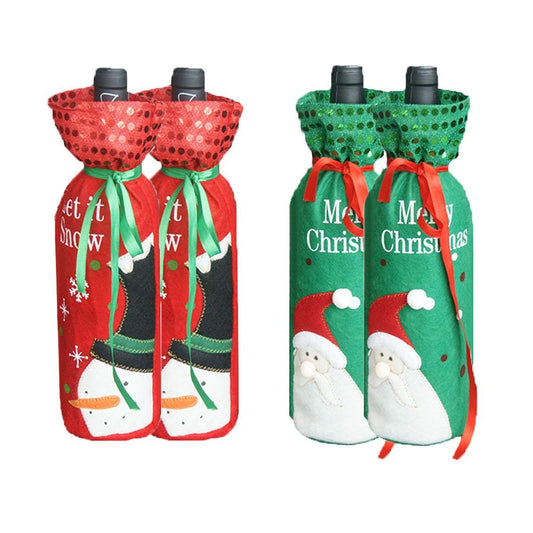 Christmas Bottle Covers