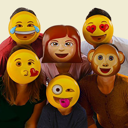 Emoji Party Masks - OddGifts.com