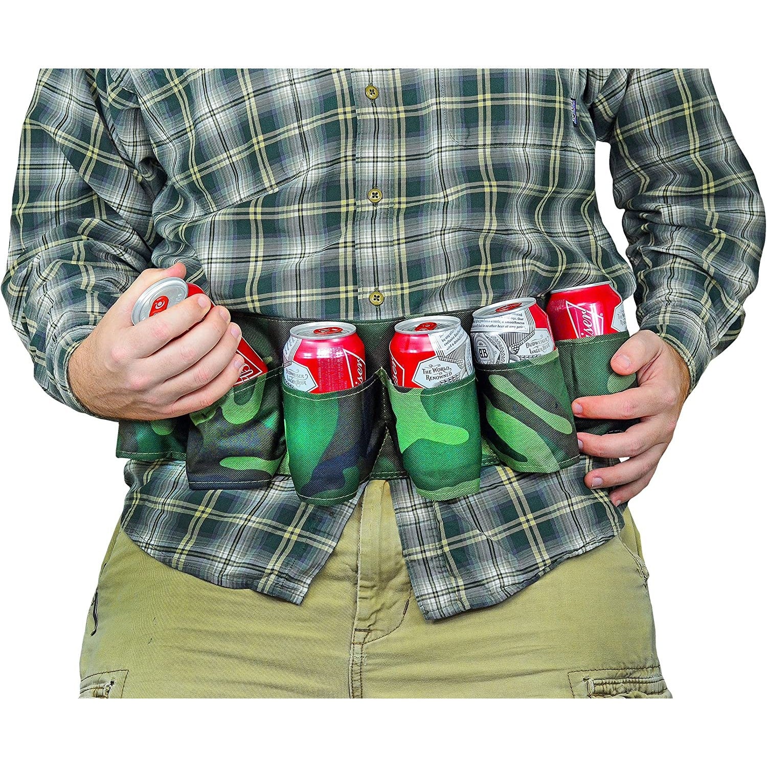 This 6 pack beer and soda can holder is the ultimate party