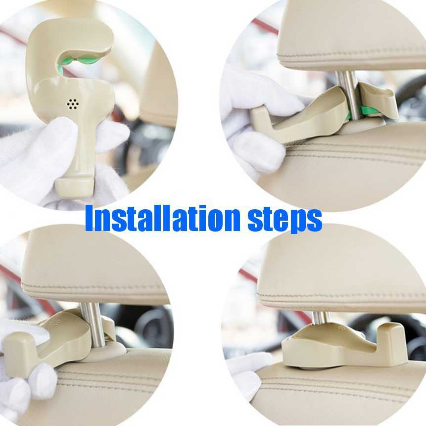 Car Bag Hooks 2pcs Purse Hanger Car Seat Hook Universal Car Backseat Hooks  For Clothes Grocery Purse Easy To Install - AliExpress