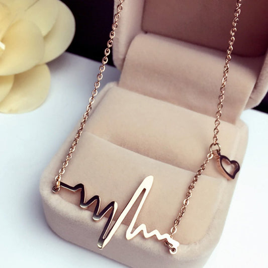 Heartbeat Lifeline Necklace - OddGifts.com