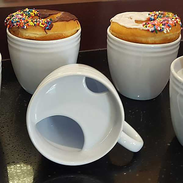 Doughnut Warming Mug - OddGifts.com