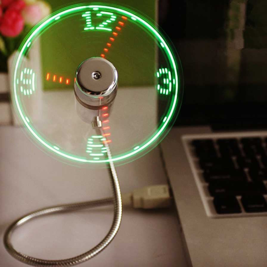 LED Fan Clock - OddGifts.com
