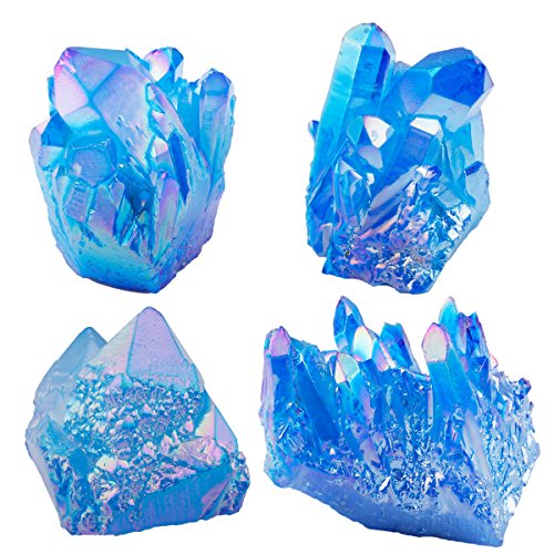 Blue Titanium Crystal Cluster - OddGifts.com