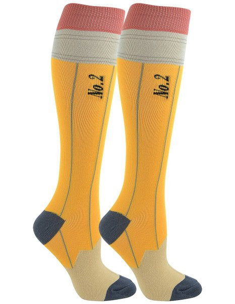 Number 2 Pencil Socks - OddGifts.com