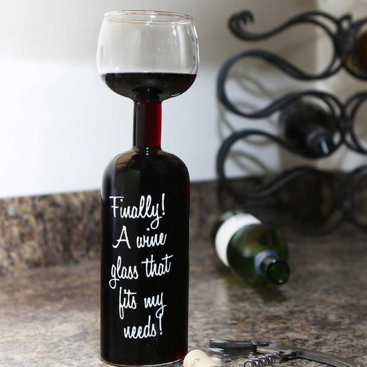 Wine Glass Bottle - OddGifts.com