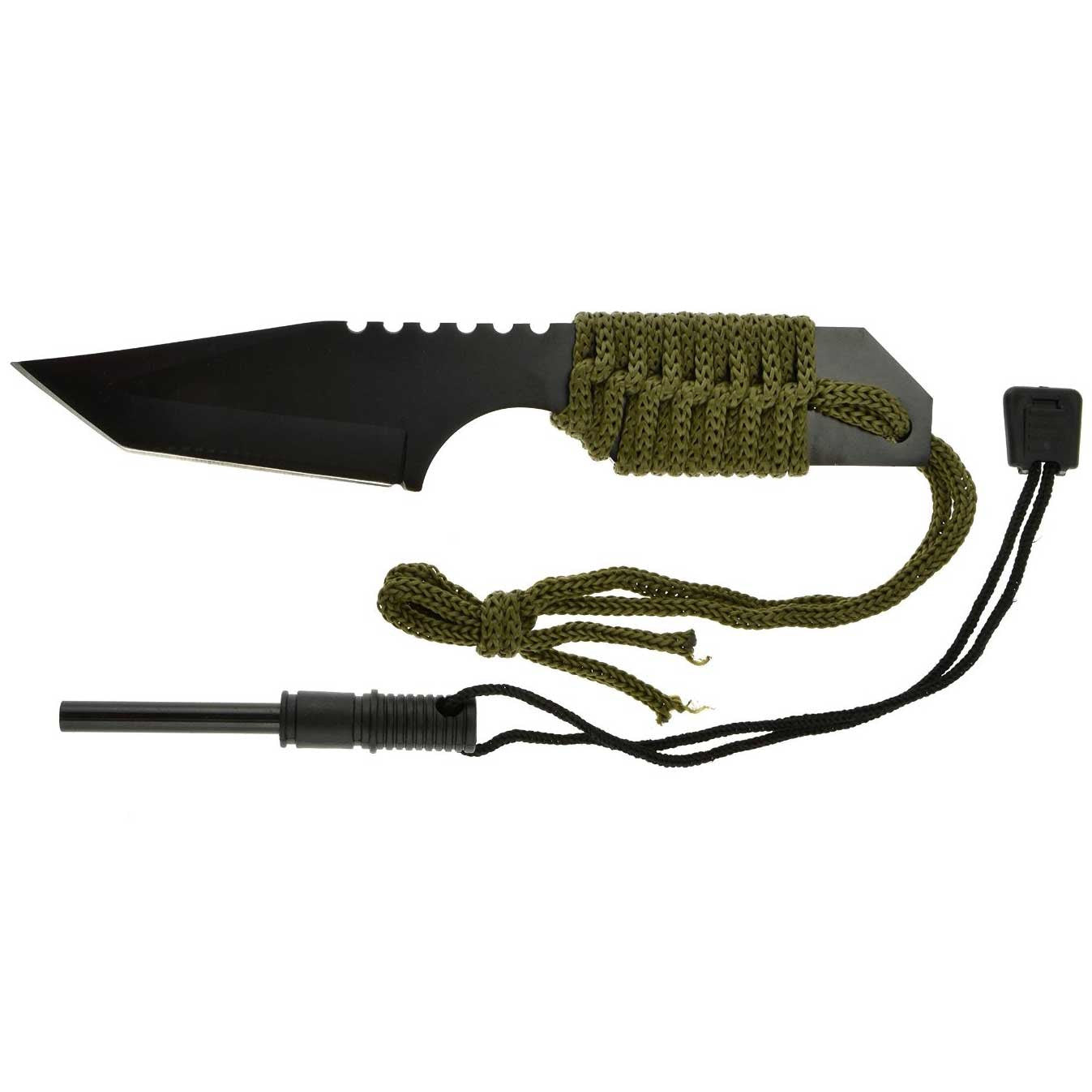 Tactical Knife With Fire Starter - OddGifts.com