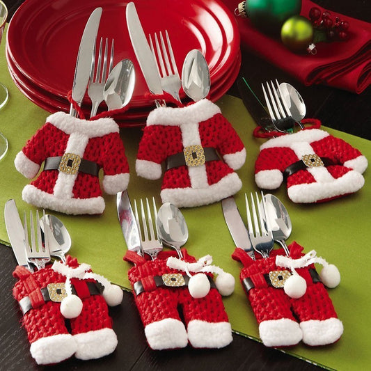 Santa Suit Silverware Holder - OddGifts.com