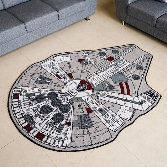 Millennium Falcon Rug - OddGifts.com