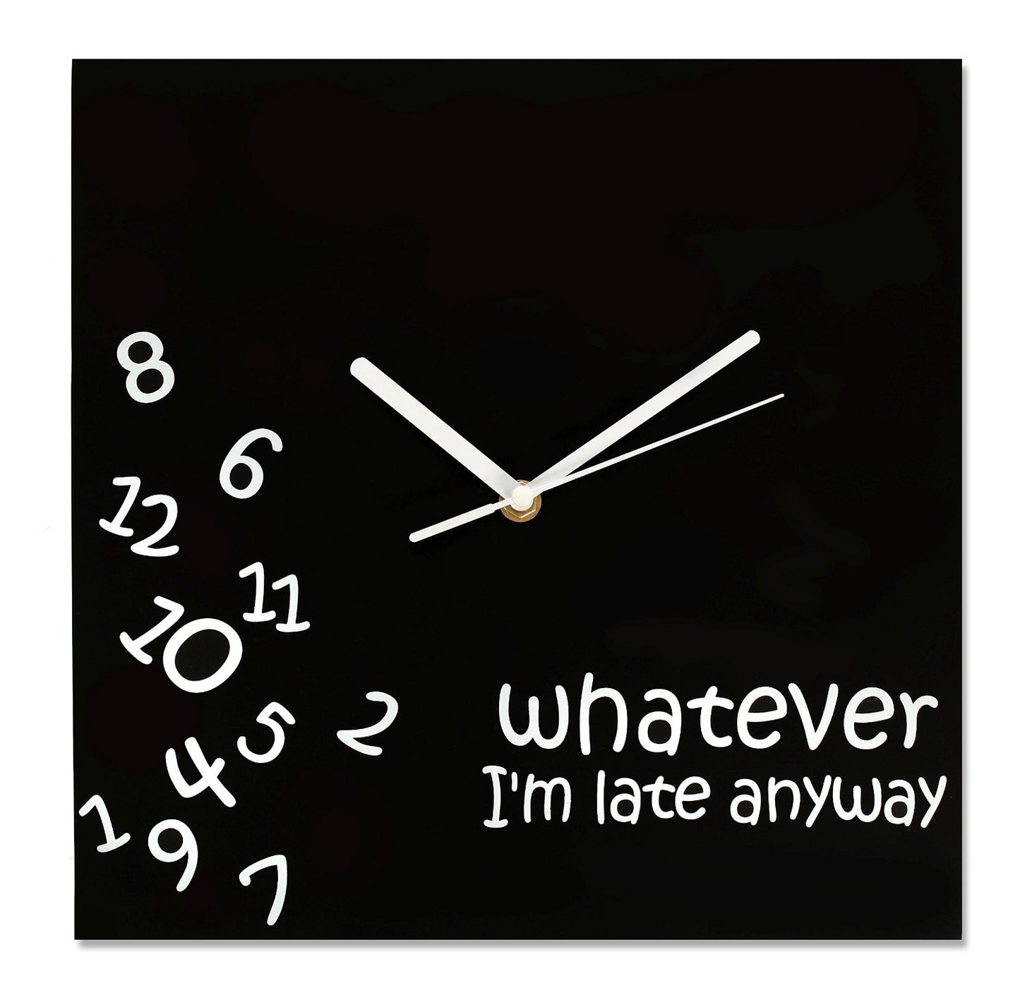 Whatever I'm Late Clock - OddGifts.com