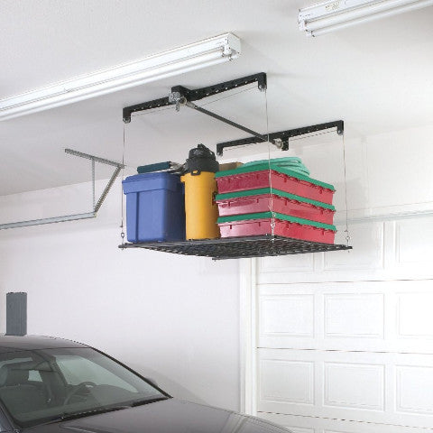 Pulley System Storage Rack For Garage - OddGifts.com