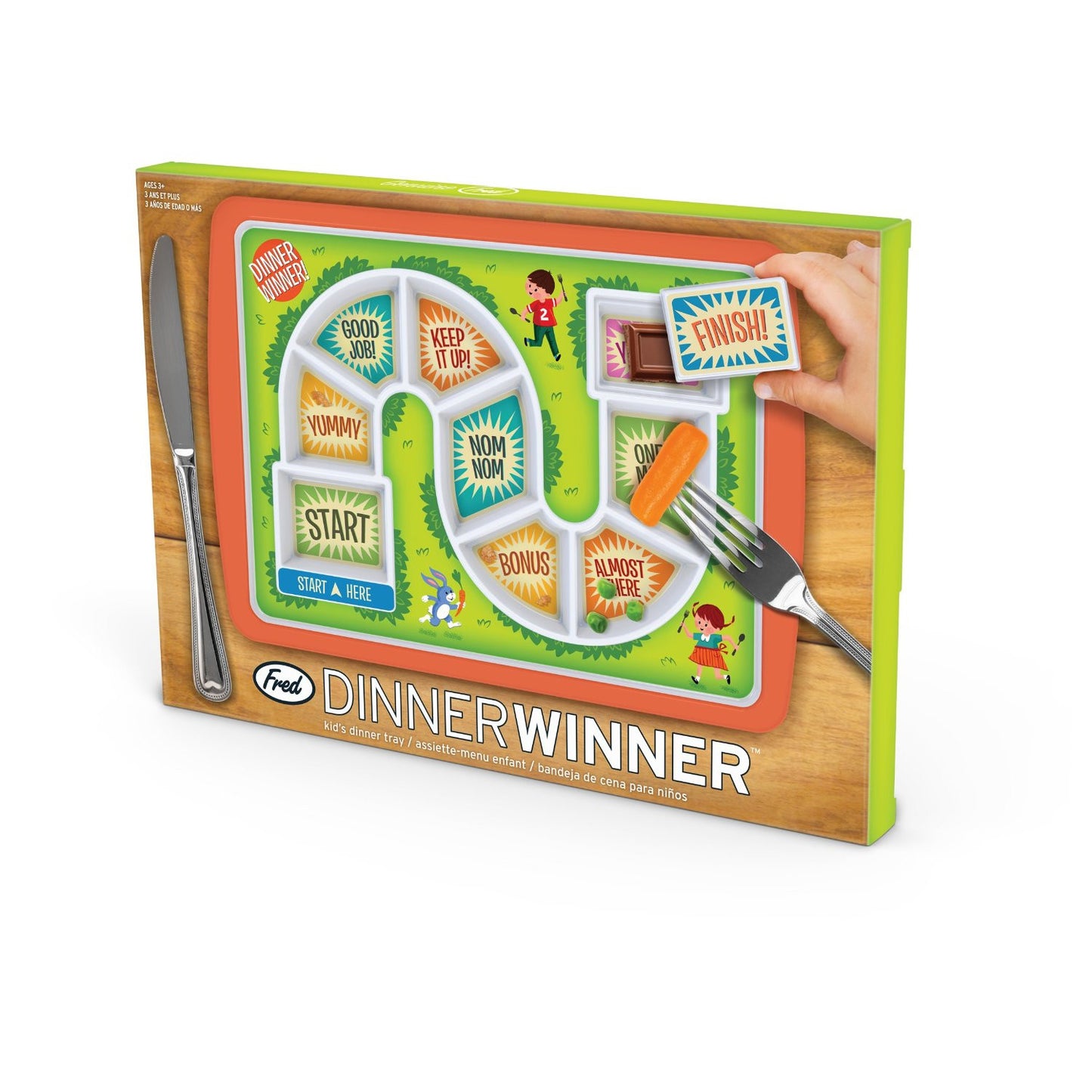 Kids Dinner Winner Plate - OddGifts.com