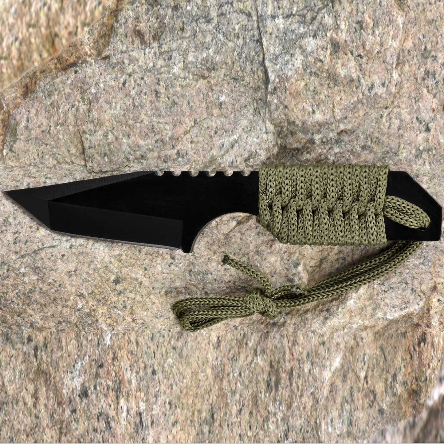 Tactical Knife With Fire Starter - OddGifts.com