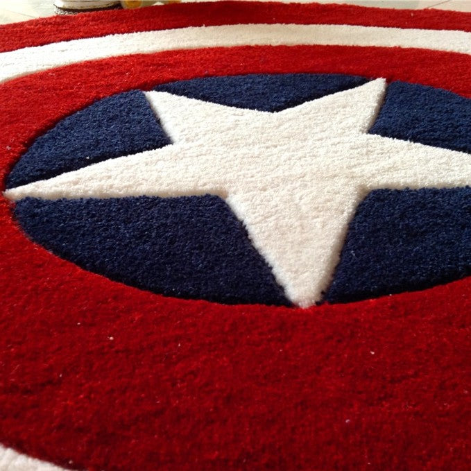 Avengers Captain America Rug - oddgifts.com