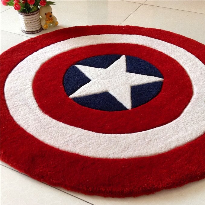 Avengers Captain America Rug - oddgifts.com
