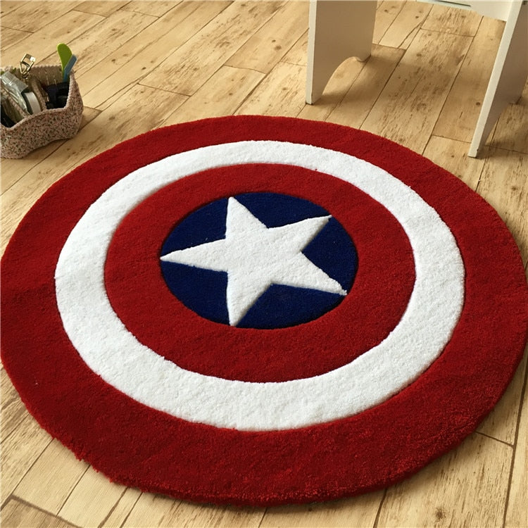 Avengers Captain America Rug - oddgifts.com