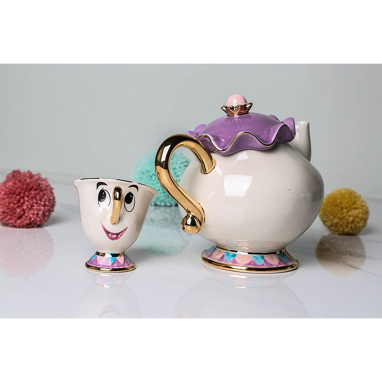 Beauty and The Beast Mrs Potts and Chip Teapot and Cup Set - oddgifts.com