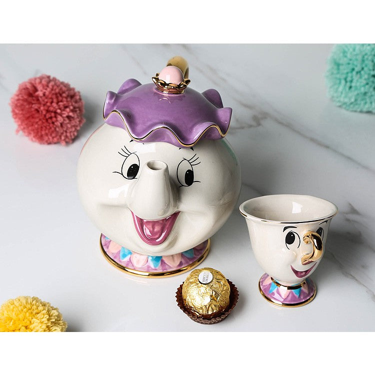Beauty and The Beast Mrs Potts and Chip Teapot and Cup Set - oddgifts.com