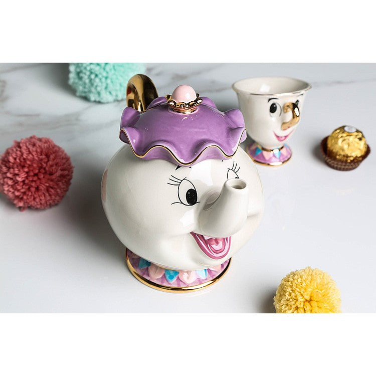 Beauty and The Beast Mrs Potts and Chip Teapot and Cup Set - oddgifts.com