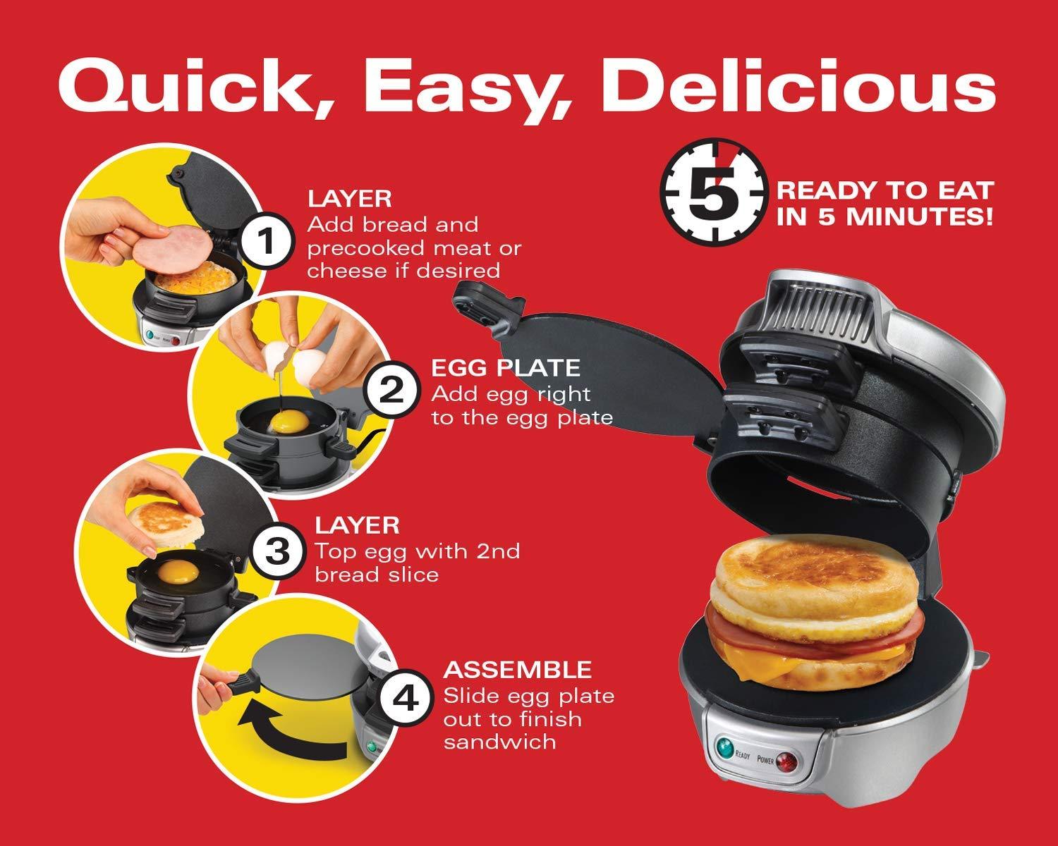 Figured out the best ways to use this egg sandwich maker. Follow