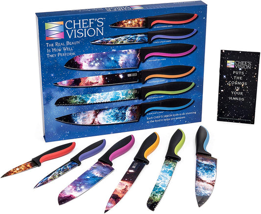 Cosmos Galaxy Kitchen Knife Set - oddgifts.com