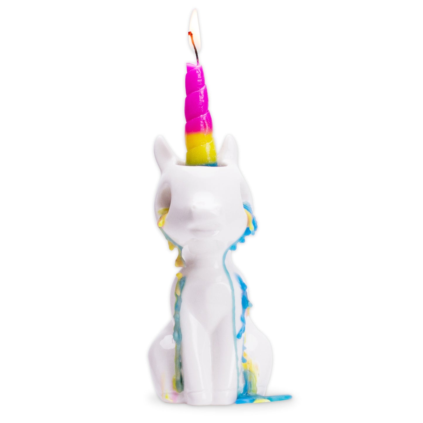 Crying Rainbow Unicorn Candle - oddgifts.com