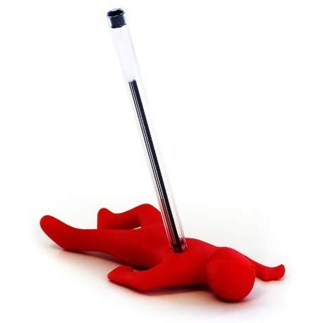 Dead Fred novelty desk pen holder with a humorous human-shaped design