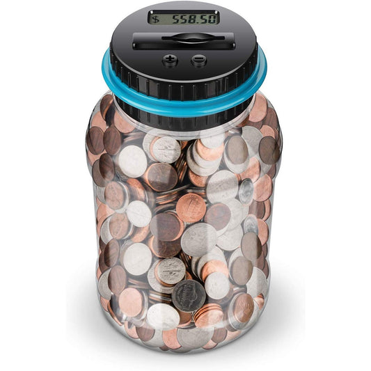 Digital Counting Money Jar - oddgifts.com