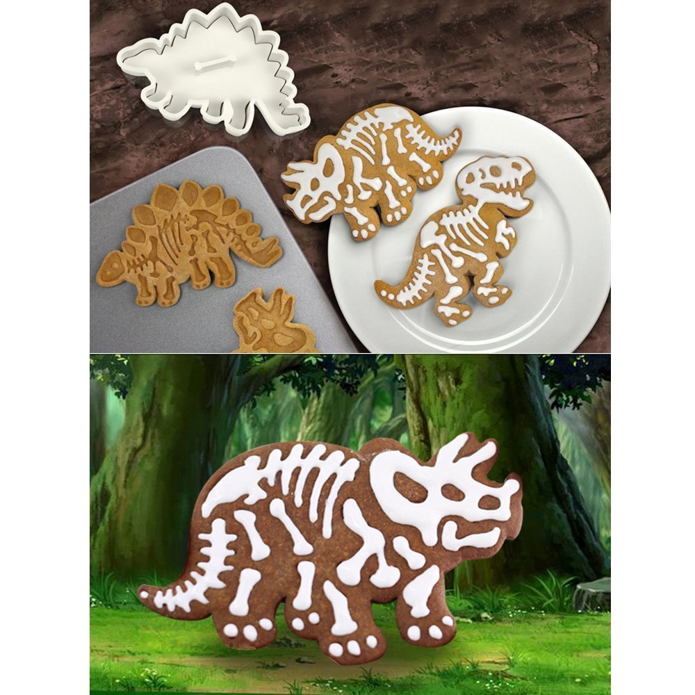 Dinosaur Fossil Cookie Molds - oddgifts.com