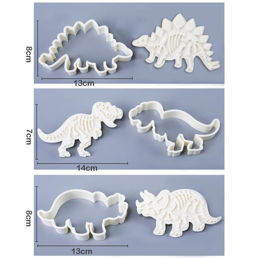 Dinosaur Fossil Cookie Molds - oddgifts.com