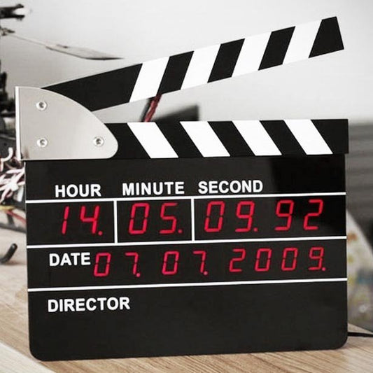 Directors Clapperboard Alarm Clock - oddgifts.com