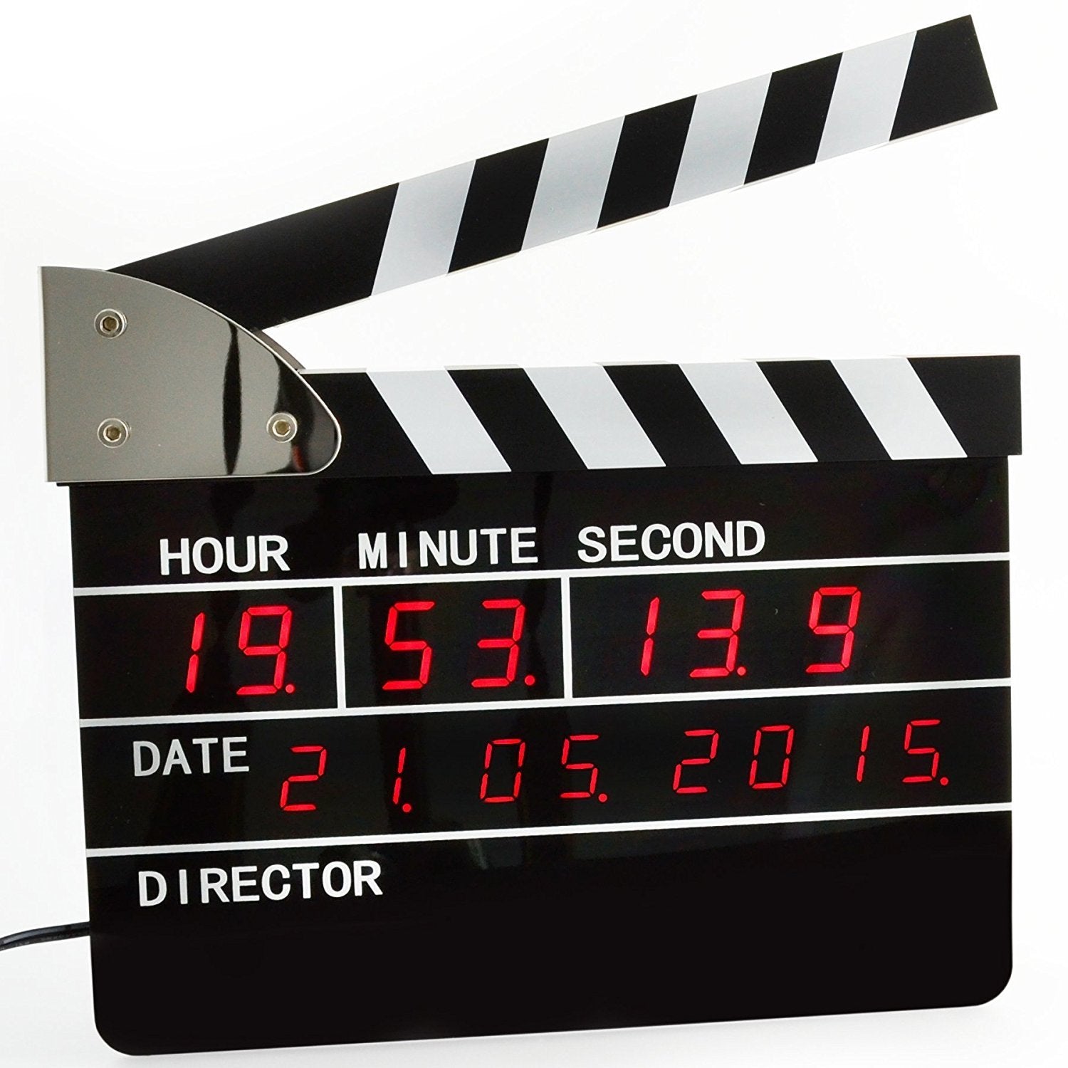 Directors Clapperboard Alarm Clock - oddgifts.com