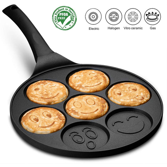 Emoji Smiley Face Pancake Pan - oddgifts.com