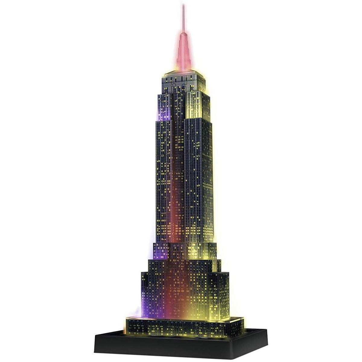 Illuminated Empire State Building 3D construction puzzle