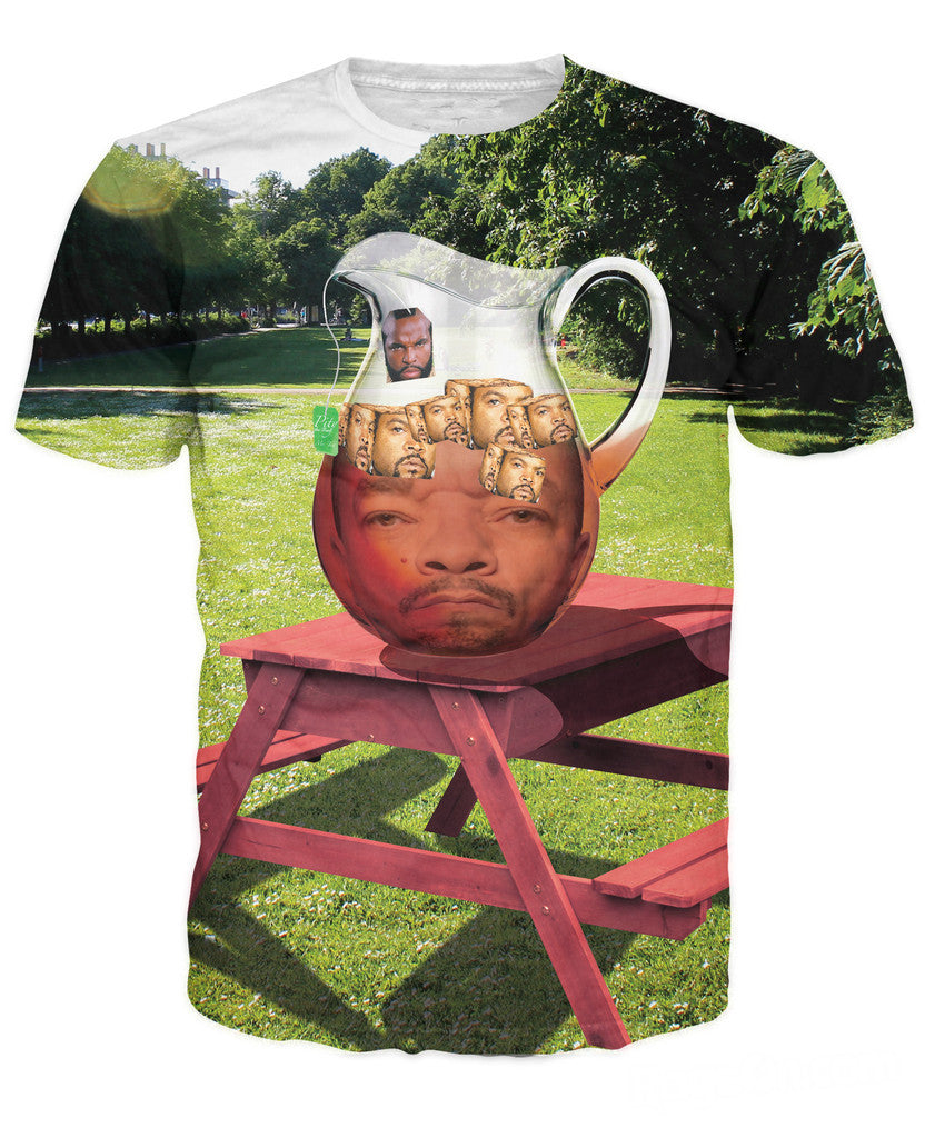 90s T Shirt, Ice Cube In Ice Tea With Mr. T - OddGifts.com