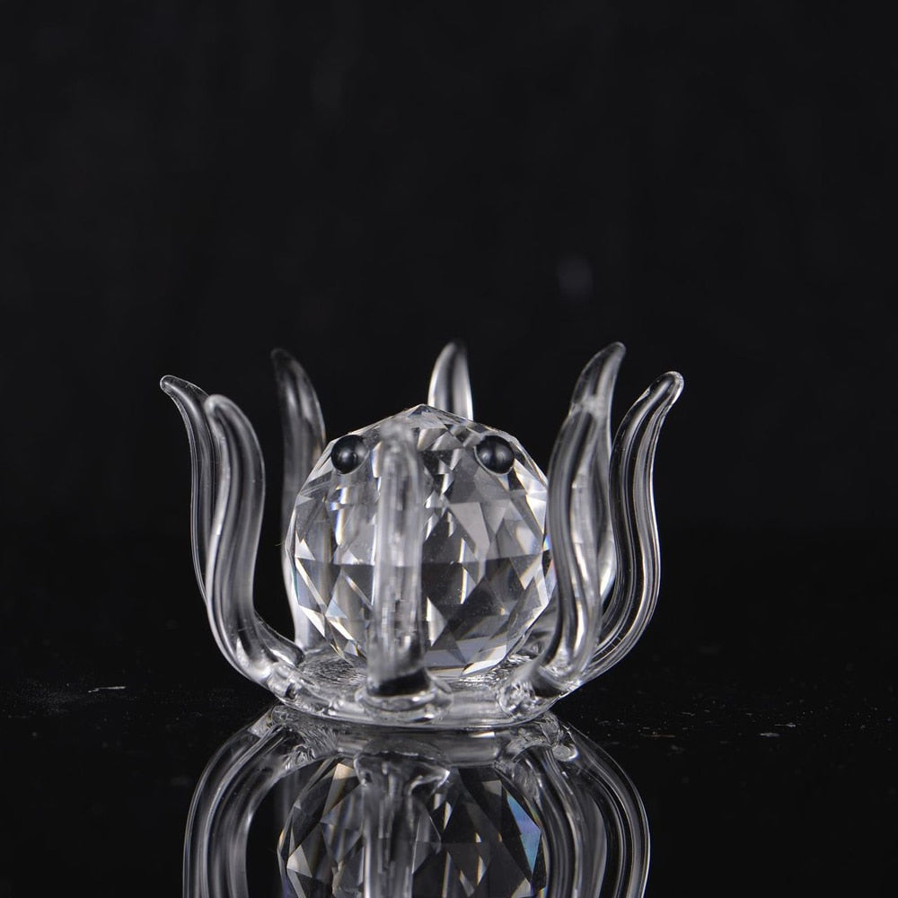 Glass Crystal Mini Octopus Figurine - oddgifts.com