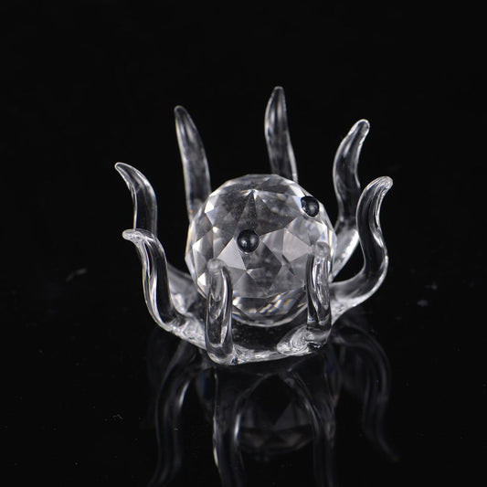 Glass Crystal Mini Octopus Figurine - oddgifts.com
