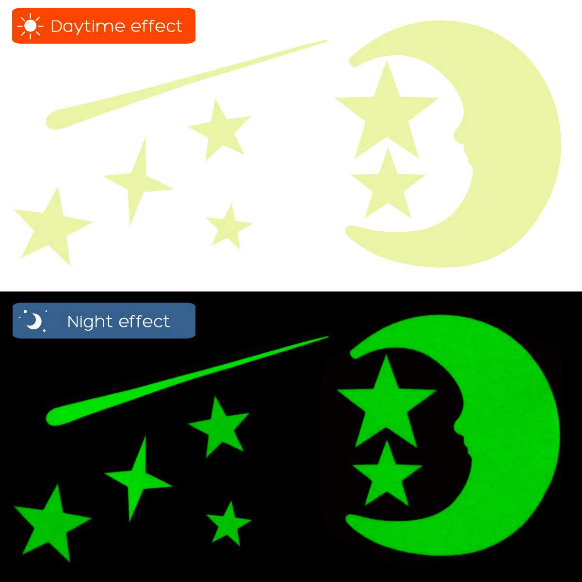 Glow In The Dark Stars and Moon - oddgifts.com
