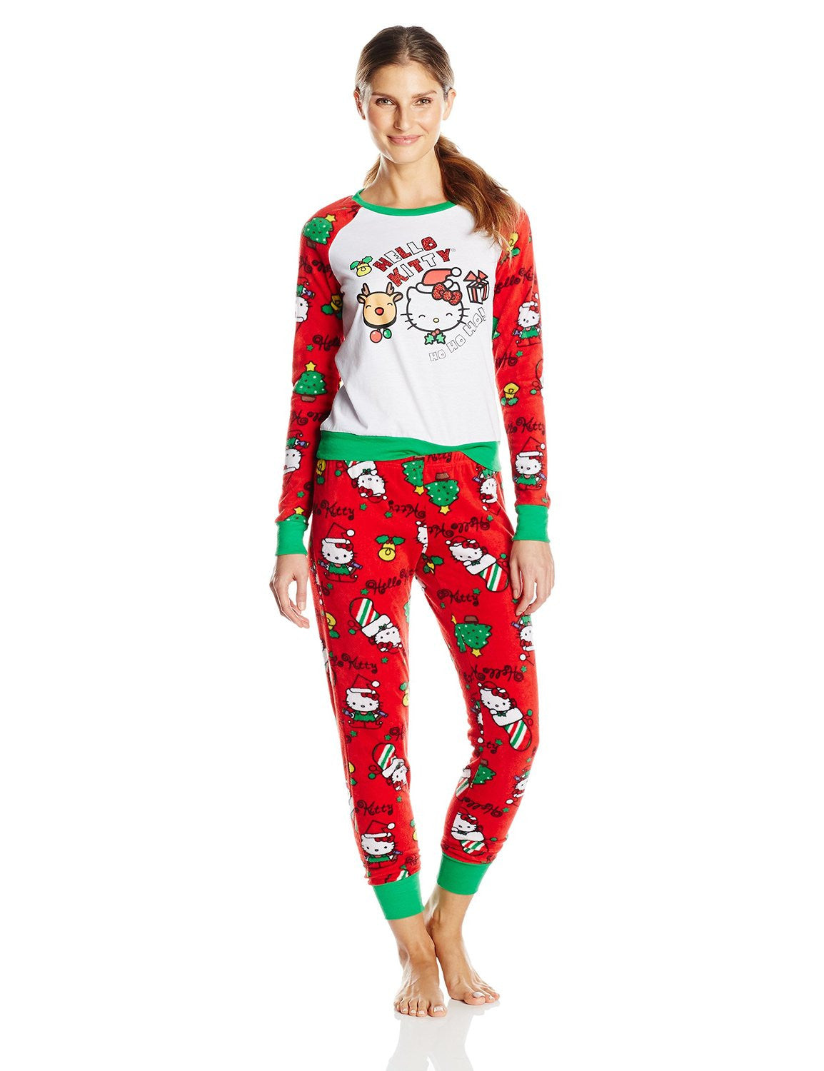 Hello Kitty Ugly Christmas Pajamas - OddGifts.com